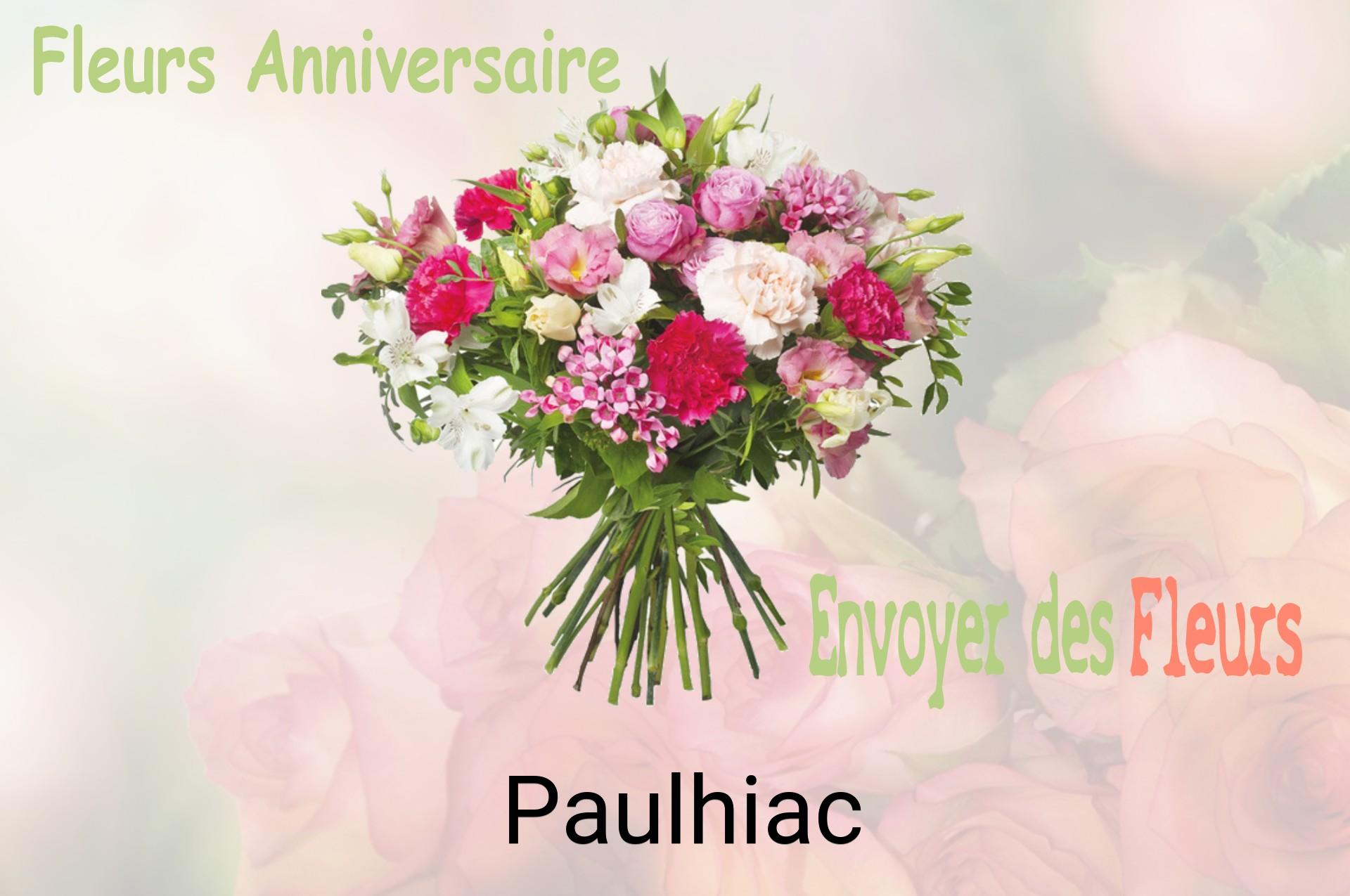 Bouquet de fleurs d’anniversaire livré à Paulhiac