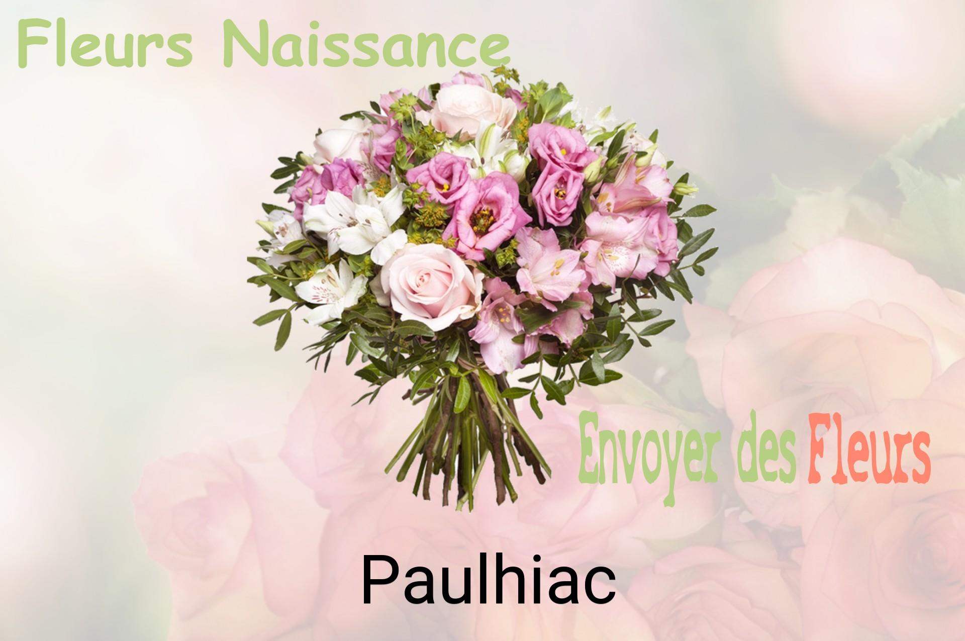 Bouquet de fleurs de naissance livré à Paulhiac